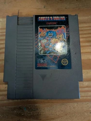 Ghosts 'N Goblins Nintendo Entertainment System NES Authentic Game Cart Only