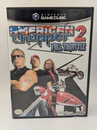 American Chopper 2 Full Throttle - Nintendo GameCube, Complete In Box 1 Day Ship