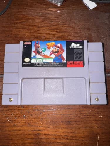 Mario's Early Years: Fun With Numbers (Super Nintendo Entertainment System,...
