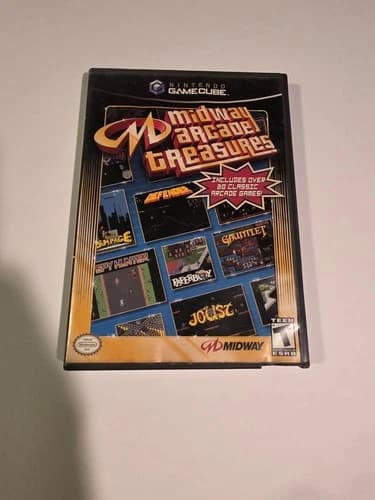 Midway Arcade Treasures (Nintendo GameCube, 2003) ☆ Authentic ☆