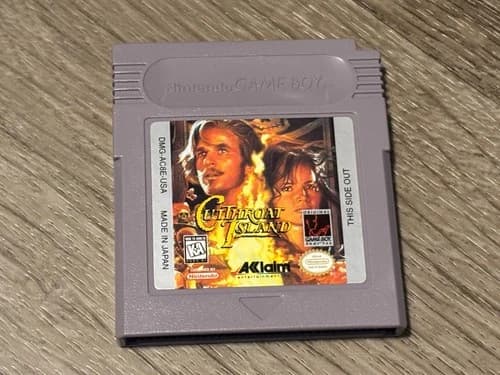 Cutthroat Island Nintendo Game Boy Cleaned & Tested Authentic
