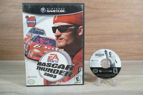 NASCAR Thunder 2003 (Nintendo GameCube, 2002) Complete CIB Tested Works