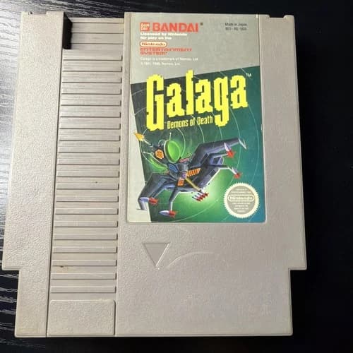 Galaga (Nes, Nintendo Entertainment System, 1988) Tested and Working