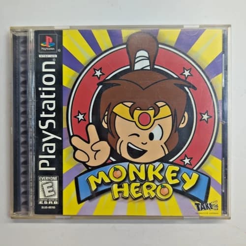 Monkey Hero (Sony PlayStation 1 PS1) 1999 CIB Complete TESTED W/Reg Card