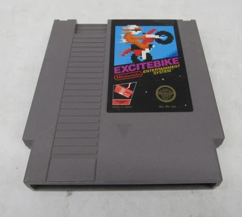 EXCITEBIKE - Nintendo NES (Authentic) Game, Tested & Working, FAST SHIPPING