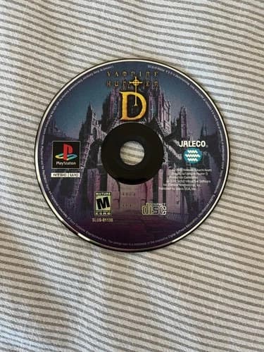Vampire Hunter D (Sony PlayStation 1, 2000) PS1 Disc Only Tested