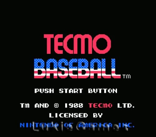 Tecmo Baseball - NES Nintendo Game
