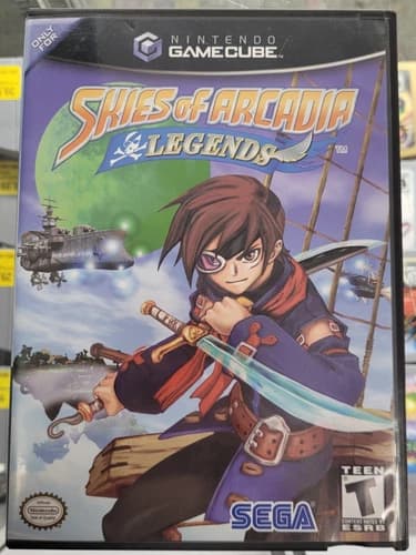 Skies of Arcadia Legends (Nintendo GameCube, 2003) Complete CIB Tested USA