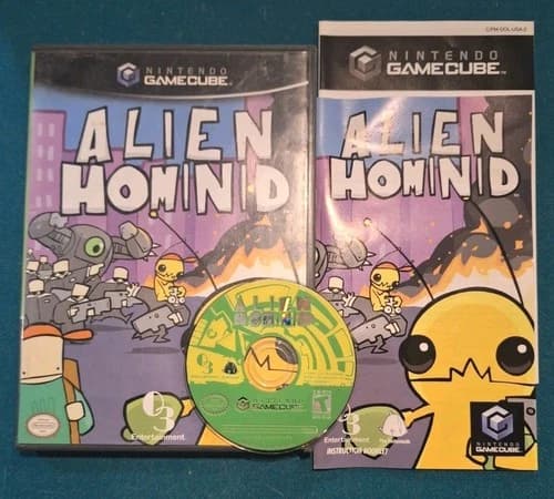 Alien Hominid (Nintendo GameCube, 2004) CIB Complete