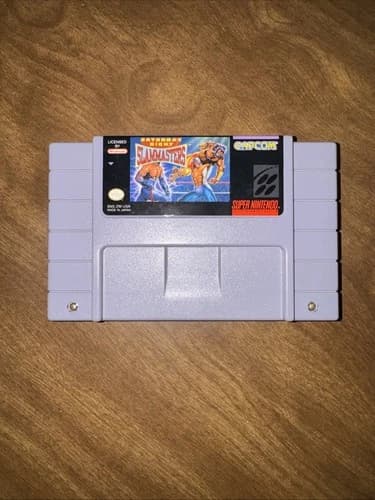 SATURDAY NIGHT SLAM MASTERS Super Nintendo SNES Tested Authentic Cartridge Only