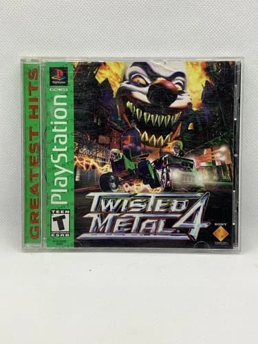 Twisted Metal 4 Greatest Hits Sony PlayStation 1, 2000, Complete, Tested