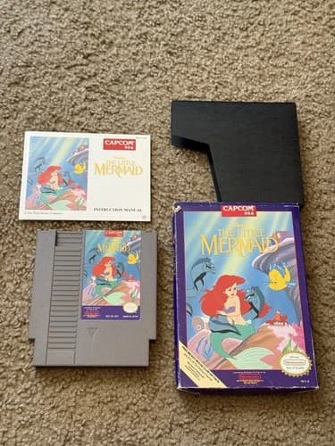 Disney's The Little Mermaid (NES) CIB - Authentic Great Condition