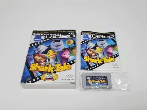 Game Boy Advance Video: Shark Tale Nintendo Game Boy Advance 2006 Complete CIB