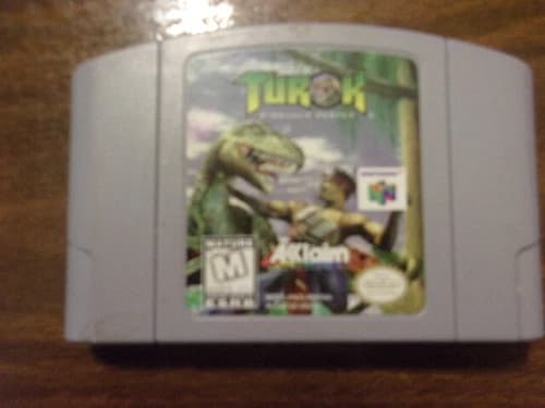 TUROK~DINOSAUR HUNTER~NINTENDO 64 GAME~1996 AUTHENTIC NINTENDO 64 N64 GAME~