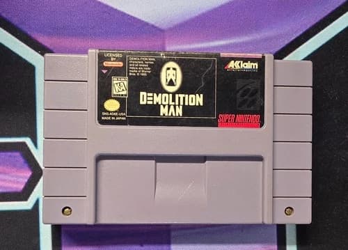 Demolition Man SNES Cartridge Only