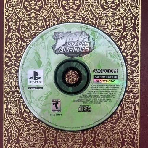 Jojo's Bizarre Adventure (PlayStation 1, 2006) DISC ONLY!!