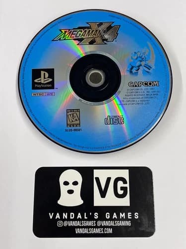 PS1 - Mega Man X4 Sony PlayStation 1 Disc Only #111
