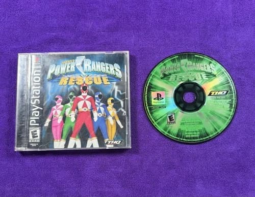 Power Rangers Lightspeed Rescue (Sony PlayStation 1 PS1, 2000)