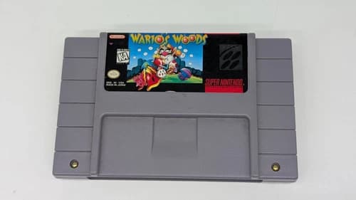 Wario's Woods (Super Nintendo SNES, 1994) Authentic Tested Gameworld Sticker
