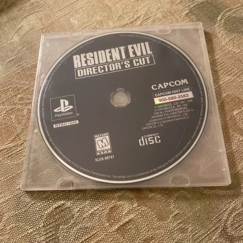 Resident Evil Director's Cut (Sony PlayStation 1, PS1, 1998) Disc Only Tested