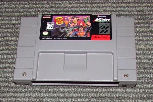 Justice League Task Force for Super Nintendo SNES Authentic Fast Free Shipping