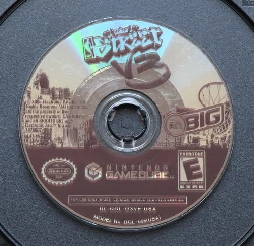 NBA Street Vol. 3 (Nintendo GameCube, 2005) Game Disc Only V3