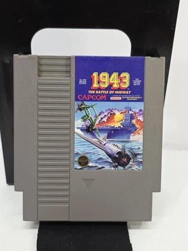 Nintendo 1943: The Battle of Midway NES Vintage Video Game Cartridge - Tested