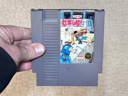 Renegade - Nintendo NES Game Cartridge - Authentic - Tested