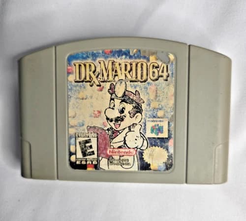 Dr. Mario 64 Video Game (Nintendo 64, N64) *Authentic*Cartridge Only~Tested~L@@K
