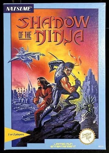Shadow of the Ninja - Nintendo NES - Limited Run - 2020 - CIB - Like New