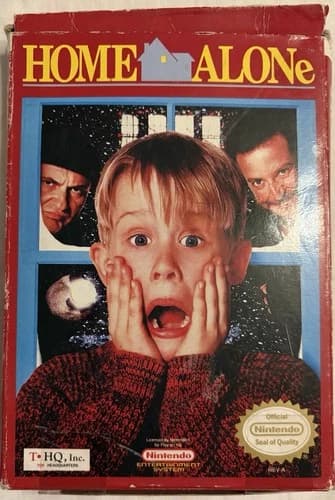 Original 1991 NES Game Home Alone Nintendo With Orignal Packaging And Manual CIB