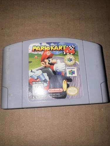 Mario Kart 64 (Nintendo 64 N64, 1997) Authentic Cartridge Only