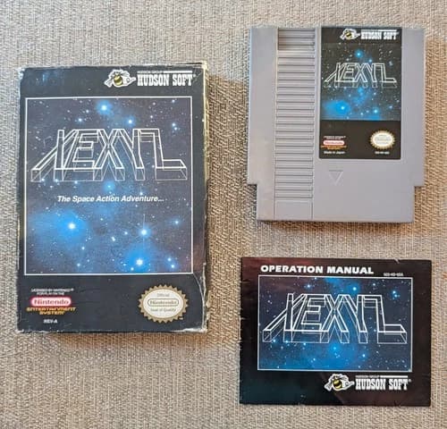 Xexyz - Nintendo NES - CIB Complete In Box - Hudson Soft - Oval SoQ
