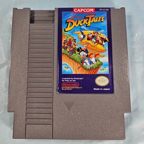 Vintage 1985 Nintendo Capcom Disney Duck Tales Game