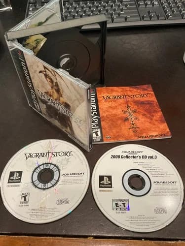 Vagrant Story Sony PlayStation 1 2000 PS1 Collectors CD Complete W/Reg Card CIB
