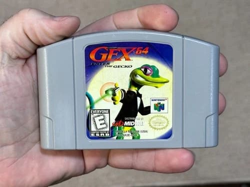 Gex 64 Enter the Gecko (Nintendo 64, N64) Game - Authentic - Tested