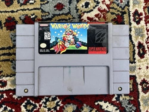 Wario's Woods (Super Nintendo/SNES 1994) - Authentic Game Cartridge Only