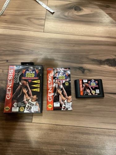 NCAA Final Four Basketball (Sega Genesis, 1994) - tested complete w/ Manual