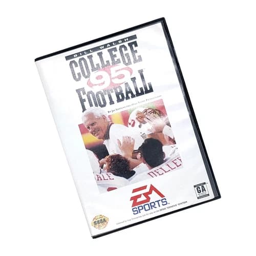 Bill Walsh College Football '95 (Sega Genesis) Video Game W/ Manual, Inserts CIB