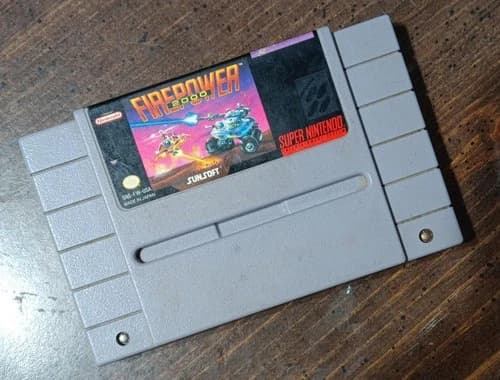 Firepower 2000 (Super Nintendo SNES, 1992) Cartridge Only - Tested & Working