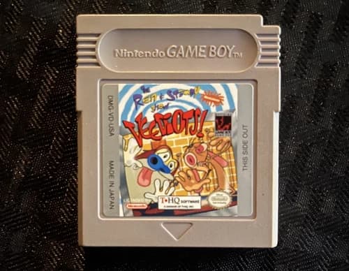 Ren and Stimpy Show: Veediots (Nintendo Game Boy, 1993) Game Only - Tested Works