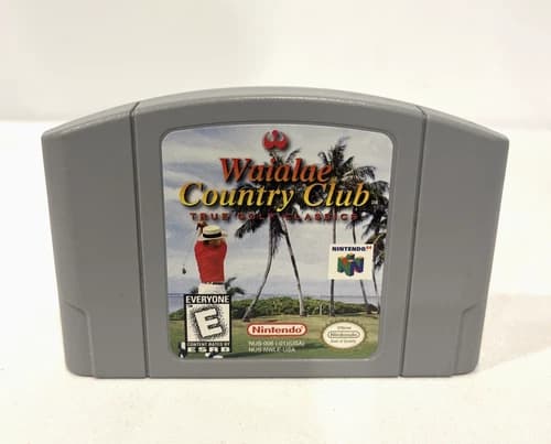 WAIALAE COUNTRY CLUB TRUE GOLF CLASSICS N64 NINTENDO 64 GAME CARTRIDGE 1998