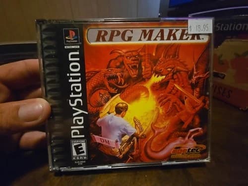 RPG Maker (Sony PlayStation, PS1) Complete w/ Manual CIB Tested