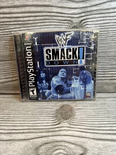 WWF SmackDown PS1 Sony PlayStation 1 CIB Complete with Manual