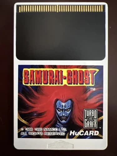 Samurai-Ghost TurboGrafx-16 TG16 HuCard 1992 NEC Hudson Soft Cartridge
