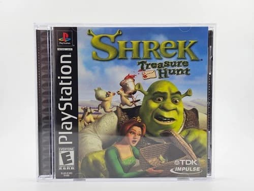 Sony Playstation 1 PS1 Shrek Treasure Hunt CIB Cleaned & Tested