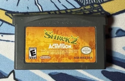 Shrek 2 (Nintendo Game Boy Advance, 2004) Tested & Working