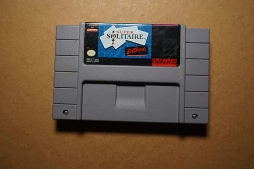 Super Solitaire (Super Nintendo Entertainment System, 1993) Cartridge Only