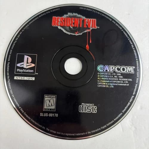 Resident Evil (Sony PlayStation 1, 1996) PS1 DISC ONLY