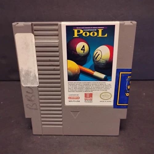 Rare Championship Pool NES Nintendo Game Tested Working